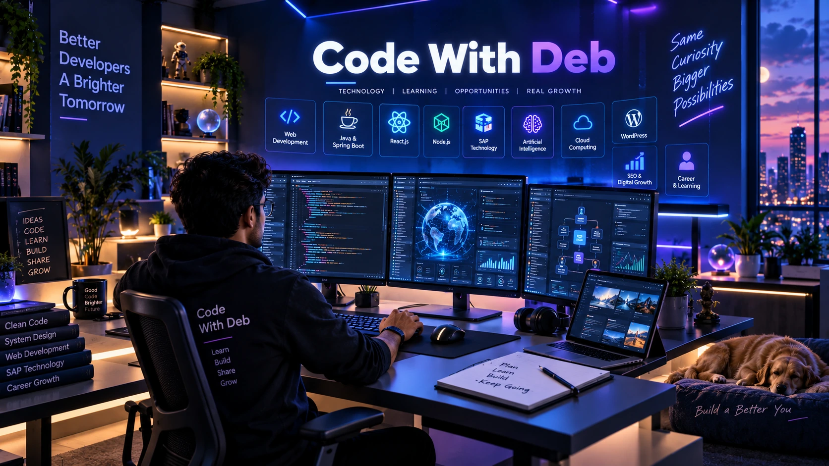 Welcome to Code With Deb: Your Technology Learning & Development Hub